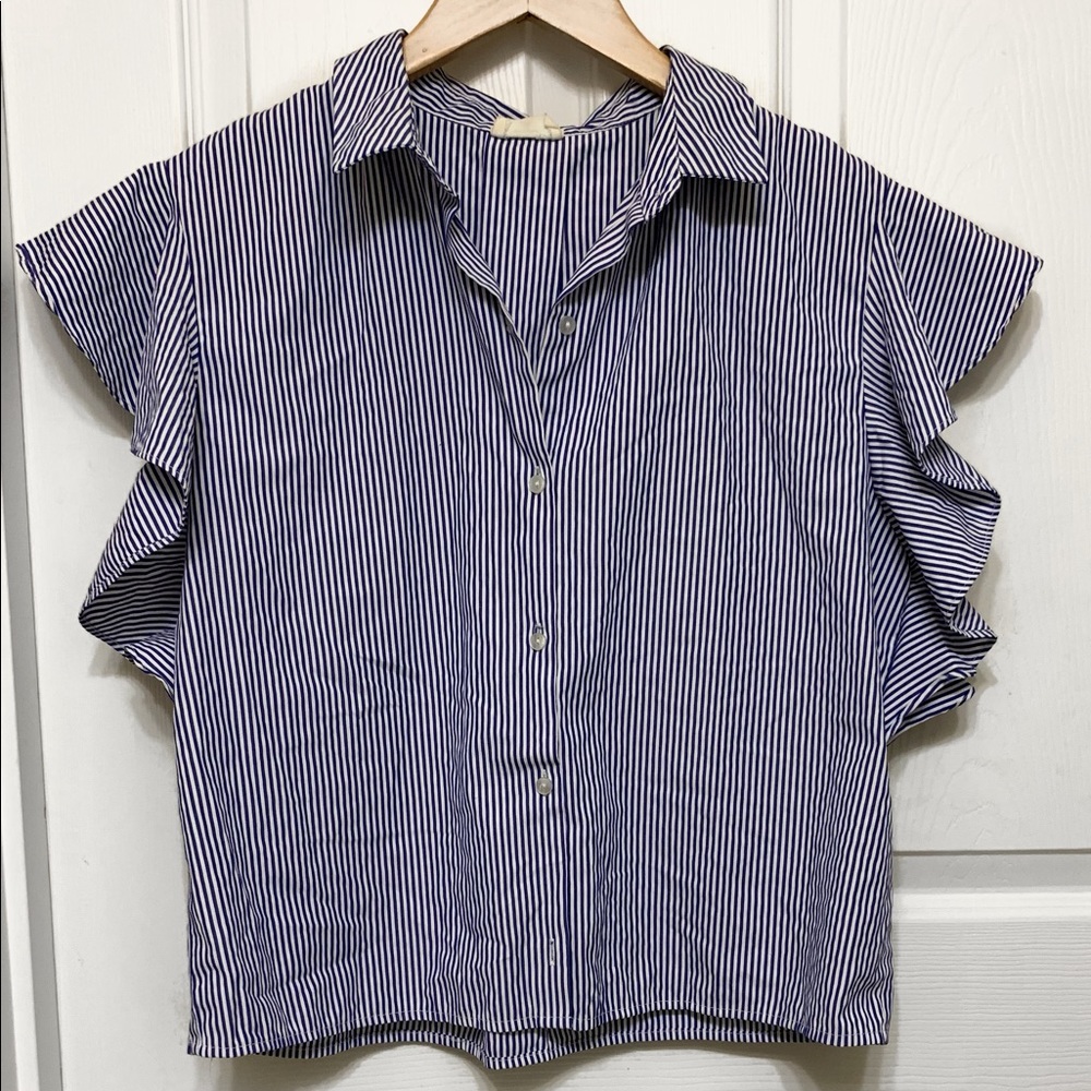 Sienna Sky Flowing Striped Top